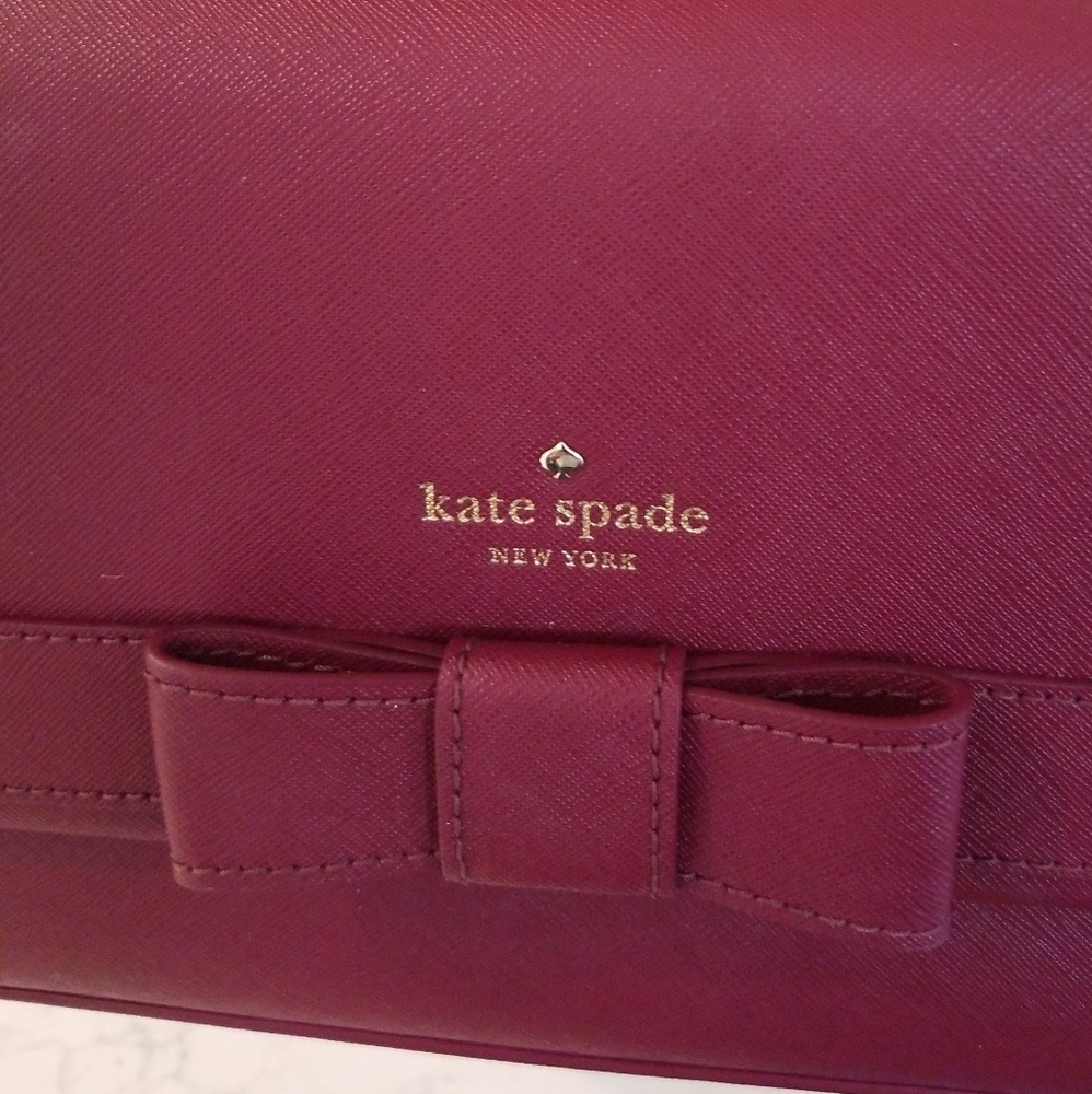 SOLD Spade Veronique Kirk Park Saffiano Crossbody - Picture 2 of 8